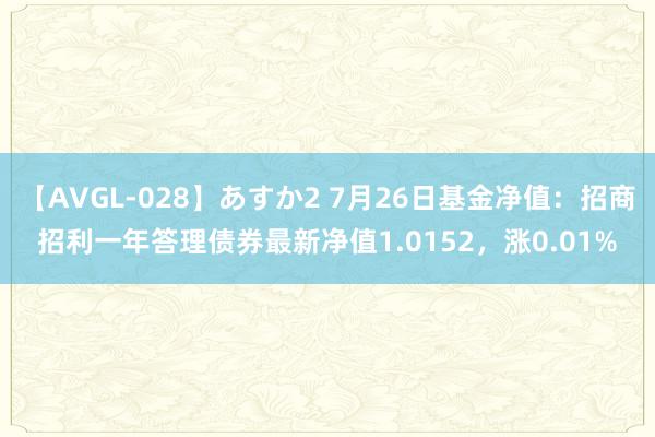 【AVGL-028】あすか2 7月26日基金净值：招商招利一年答理债券最新净值1.0152，涨0.01%