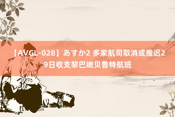 【AVGL-028】あすか2 多家航司取消或推迟29日收支黎巴嫩贝鲁特航班