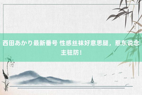 西田あかり最新番号 性感丝袜好意思腿，惹东说念主驻防！