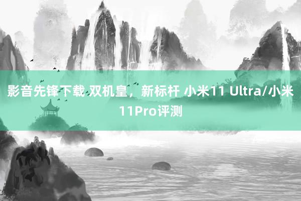 影音先锋下载 双机皇，新标杆 小米11 Ultra/小米11Pro评测